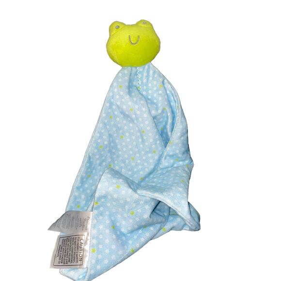 Carters Precious Firsts Frog Lovey Plush Security Blanket Rattle Stars Infant - Picture 6 of 14